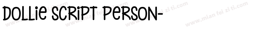 Dollie Script Person字体转换
